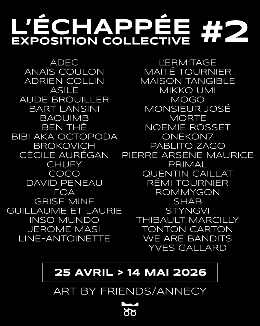 Artistes L'échappée 2 Festival vélo annecy 2026